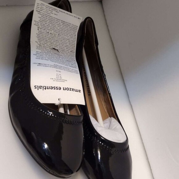 BLACK Slip On BALLET Style Flat Shoes Womens Size 5 1/2 - Picture 6 of 8